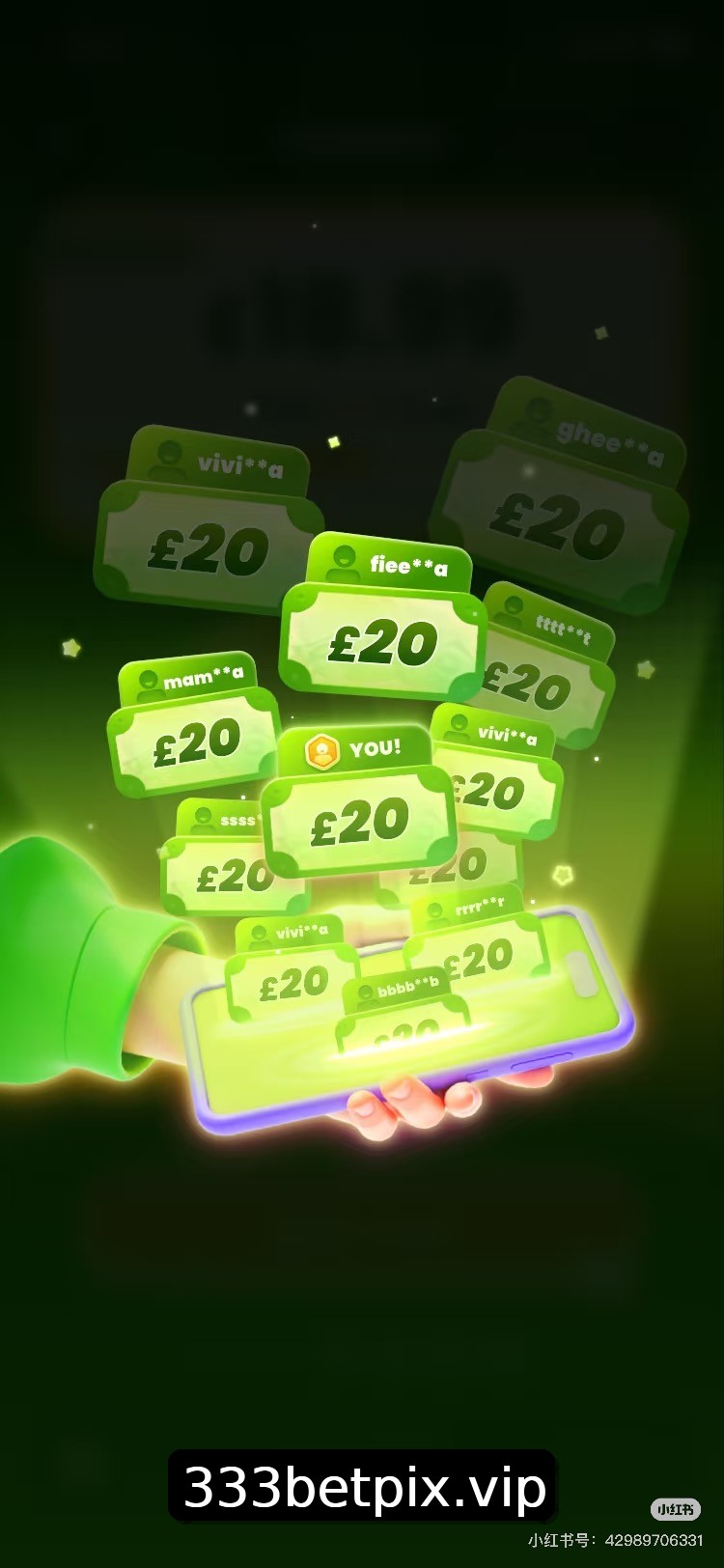 Interface do App 333bet